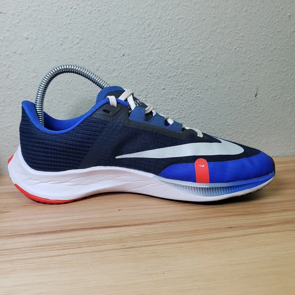Nike Men's 6 Air Zoom Rival Fly 3 Running Shoes Obsidian Blue Racer Gym Sporty